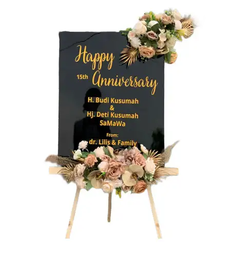 Papan Bunga Akrilik Bletok
