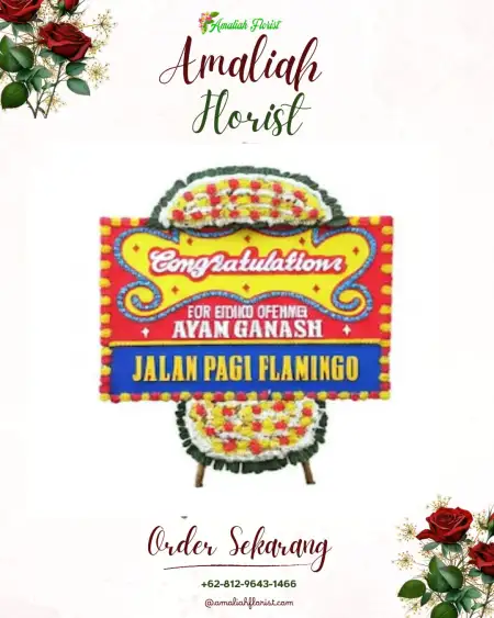 Sewa Papan Bunga Bletok